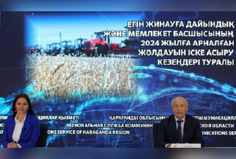Более 2 тысяч комбайнов задействовано в уборочной кампании в Карагандинской области