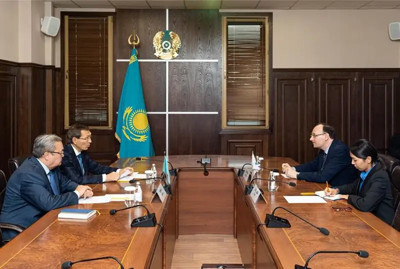 Председатель ЦИК РК встретился с главой Офиса программ ОБСЕ в Астане