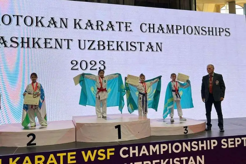 Карагандинцы завоевали 20 медалей на чемпионате мира WSF по карате