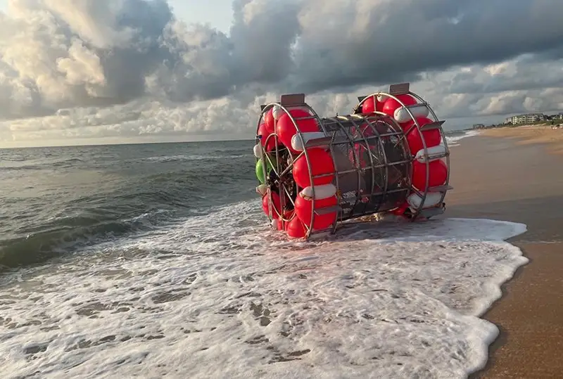 АҚШда океанни «ҳаво пуфаги» билан кесиб ўтмоқчи бўлган эркак яна қўлга олинди