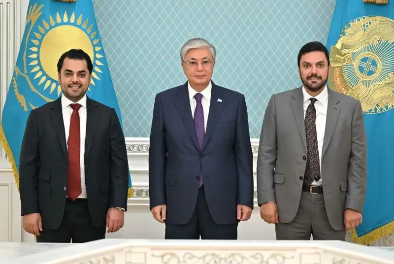 ҚР Президенти Қатар Power International Holding компанияси эгалари Рамез Ал-Ҳаят ва Муатаз Ал-Ҳаятни қабул қилди