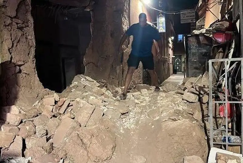 ماروككوداعى جويقىن جەر سىلكىنىسىنەن قازا تاپقاندار سانى 2 مىڭنان استى