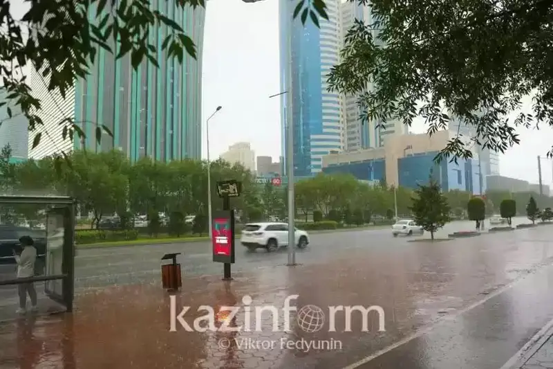 Jaýyn, shashyn, kúshti jel: Qyrkúıektiń 2-si kúngi kún raıy boljamy - Qazgıdromet