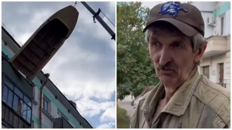 پەتروپاۆلدىق ەر ادام پاتەرىندە 23 جىل بويى قايىق جاساعان - ۆيدەو