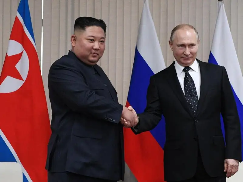 普京与金正恩举行会面