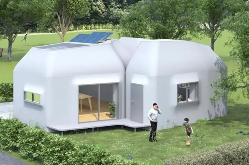 Япония 3D принтер ёрдамида икки кун ичида кичик уйларни босиб чиқаришни бошлади