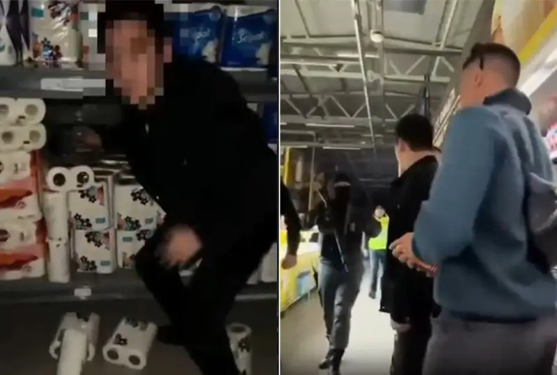 Тиктокеры в Астане устроили ночной стрим, закрывшись в гипермаркете