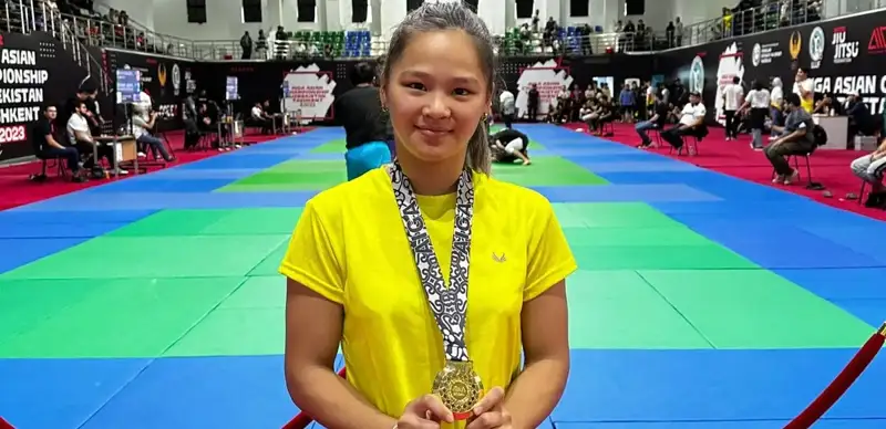 Жібек Құлымбетова күреспей-ақ грэпплингтен Азия чемпионы атанды