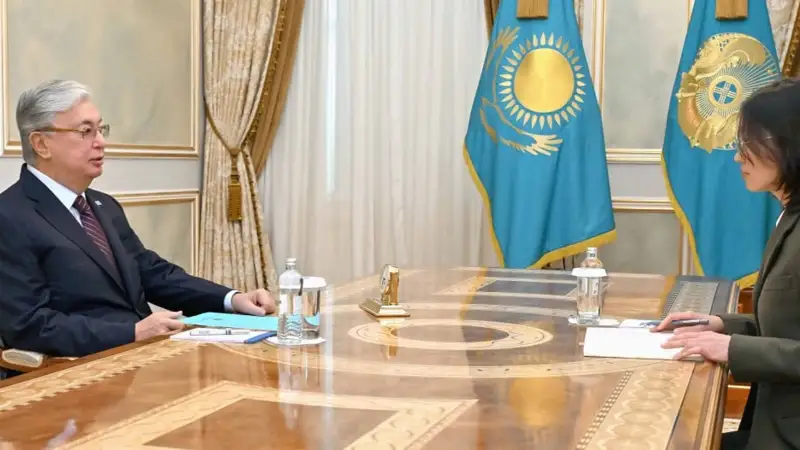 Қасым-Жомарт Тоқаев Зүлфия Сүлейменованы қабылдады