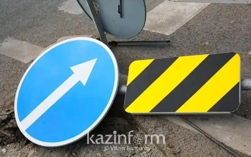 Участок дороги закрыли на ремонт в Астане
