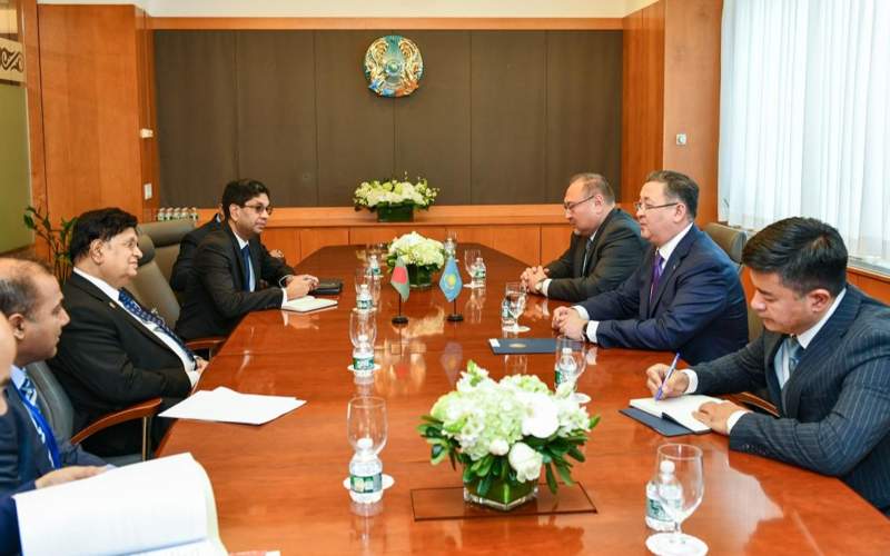 哈萨克斯坦和孟加拉国外长举行会晤 哈萨克斯坦和孟加拉国外长举行会晤