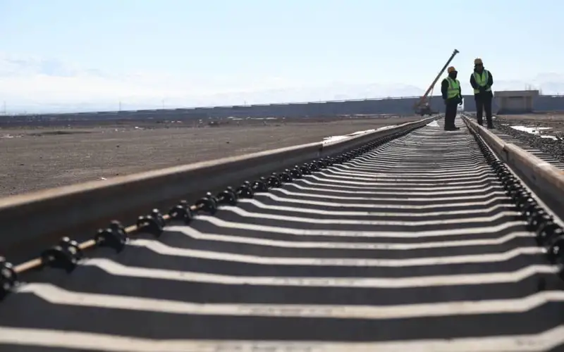  construction of railway route