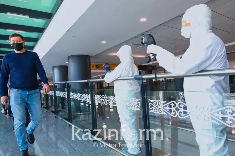 Almaty áýejaıynda sanıtarlyq-epıdemıologııalyq baqylaý kúsheıtildi