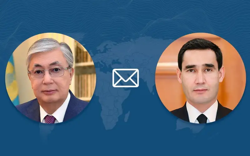Касым-Жомарт Токаев поздравил Сердара Бердымухамедова с Днем независимости Туркменистана