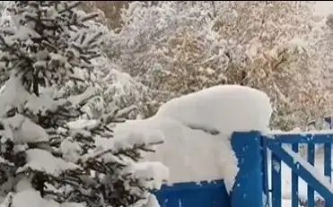 Маркакўлда икки кундан бери ёғган қор қалинлиги 30 сантиметрга етди