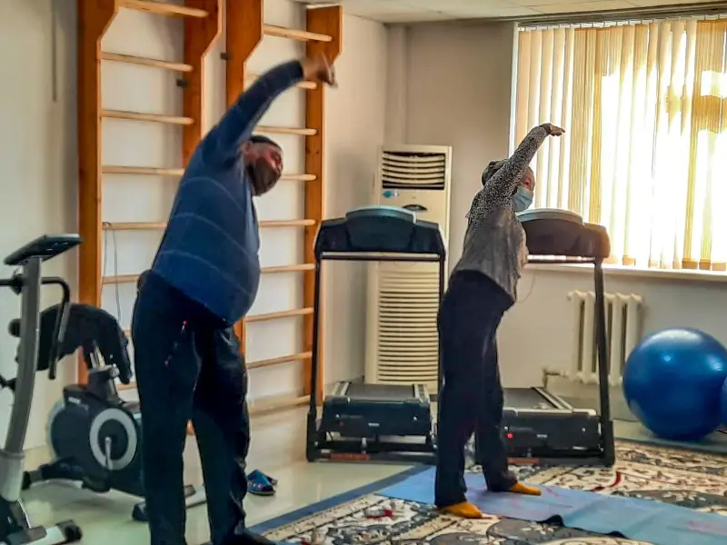 Túrkistanda koronavırýstan jazylǵandardy ońaltý ortalyǵy ashyldy