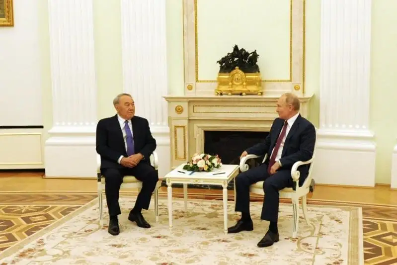 Кремльде Нұрсұлтан Назарбаев пен Владимир Путиннің кездесуі өтіп жатыр