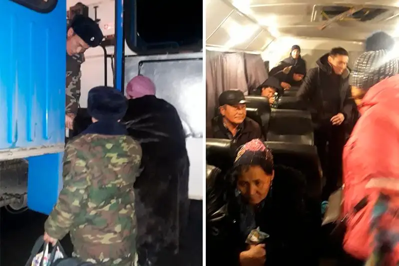 33 пассажира сломавшегося на трассе автобуса эвакуированы спасателями Алматинской области