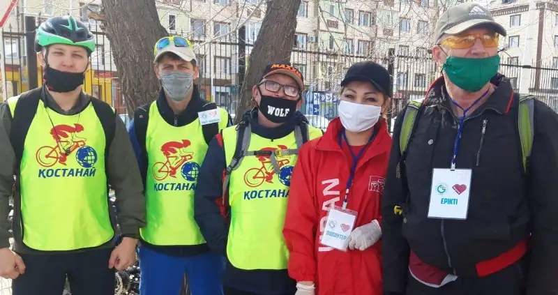 Qostanaı oblysynda Volonter jyly nesimen este qaldy
