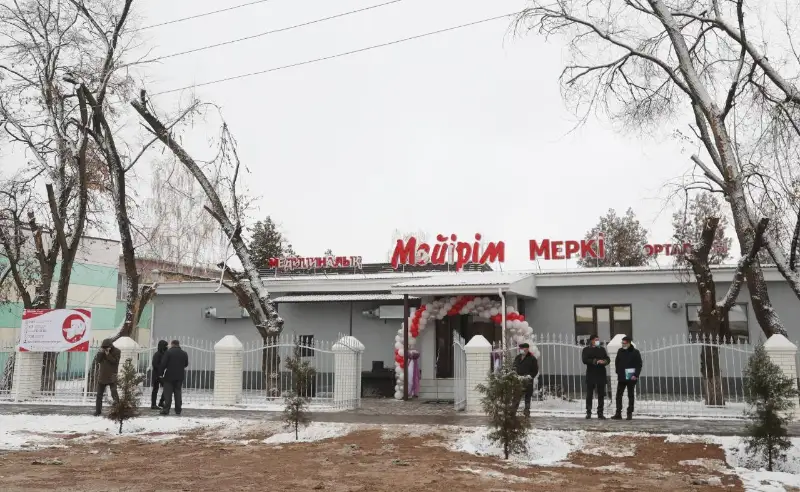 Merki aýdanyndaǵy aýylda  1,5 mlrd teńgeniń dıagnostıkalyq ortalyǵy ashyldy