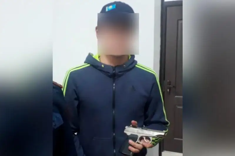 Taldyqorǵan polıtsııasy oq atqan buzaqyny izin sýytpaı ustady