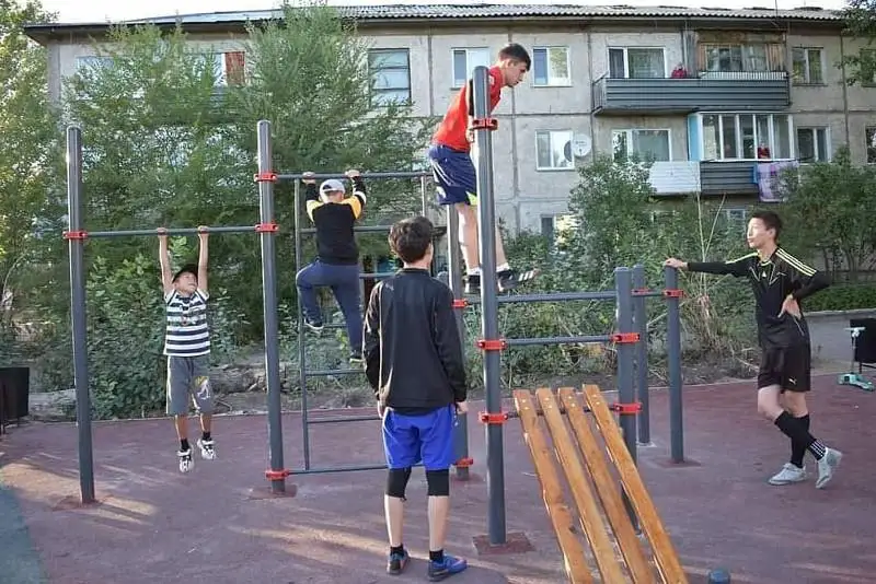Bulandy aýdanynda sport jáne oıyn alańdary ashyldy