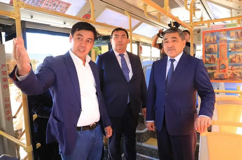 Новыми автобусами пополнился автопарк Тараза