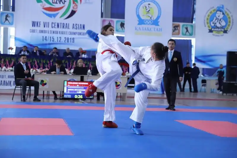 Aqtaýda karate-dodan Ortalyq Azııa chempıonaty ótip jatyr