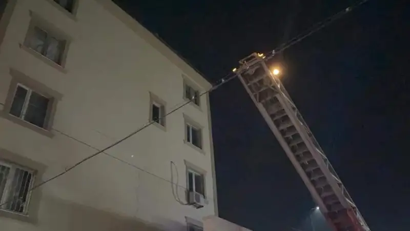 Shymkentte kópqabatty úıden órt shyqty