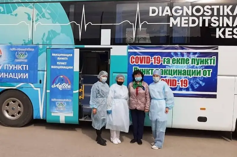 Aqtóbedegi Ortalyq stadıonǵa jyljymaly medıtsınalyq keshen qoıyldy