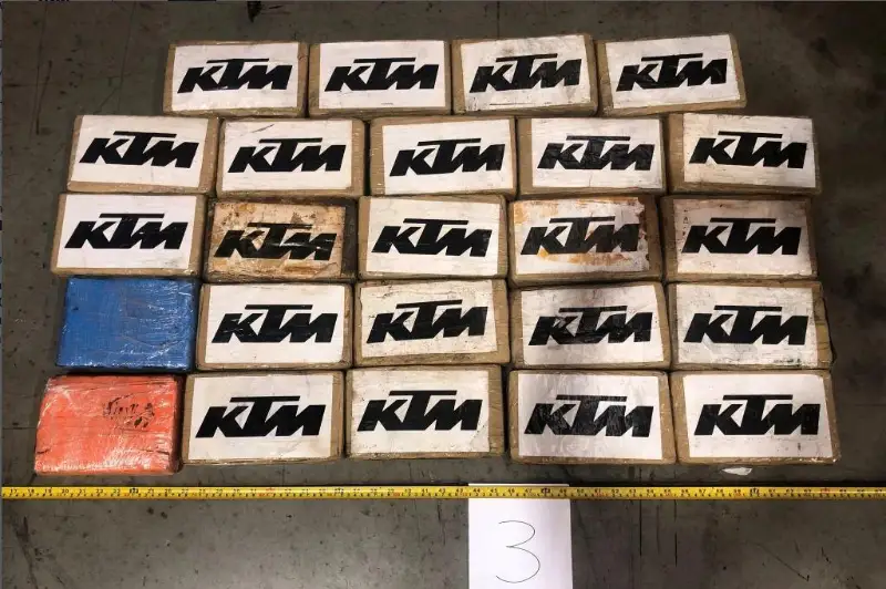 Aýstralııa polıtsııasy Ońtústik Afrıkadan kelgen júk arasynan 144 keli kokaın tapty