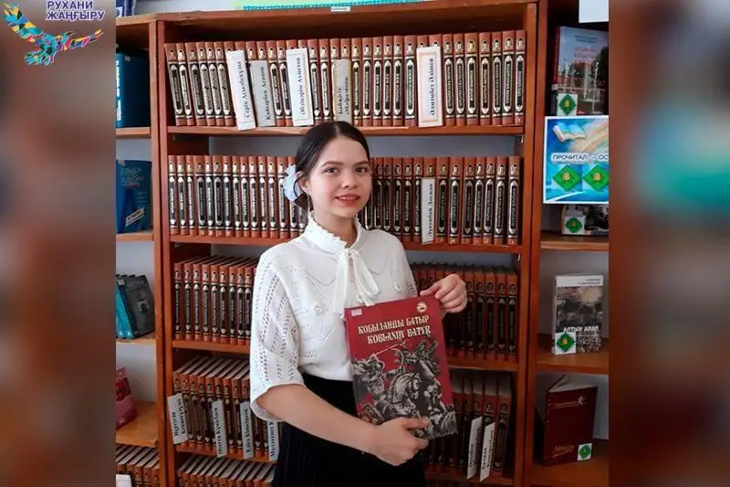 Қызылордалық Валерия Лизько Мұқағалидің 100-ге жуық өлеңін жатқа біледі