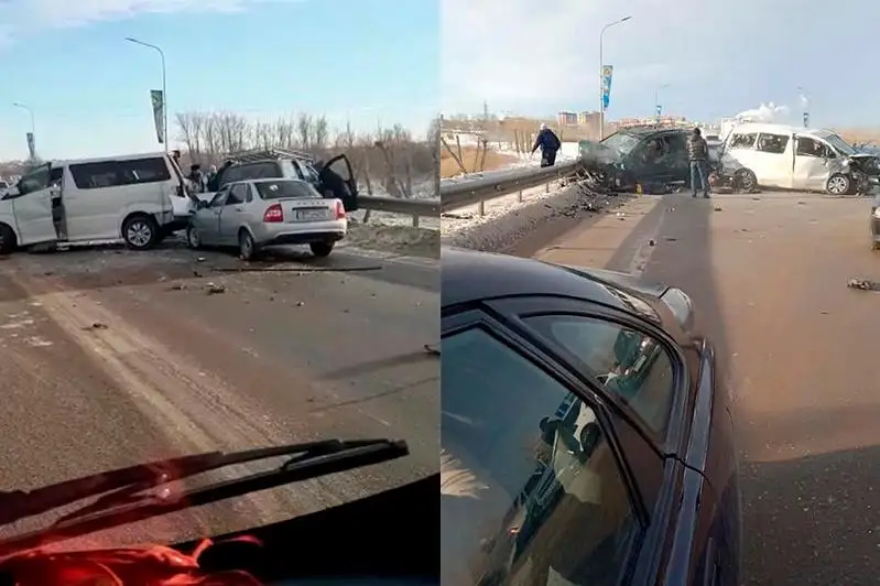 Qostanaıda bes avtokólik soqtyǵysty