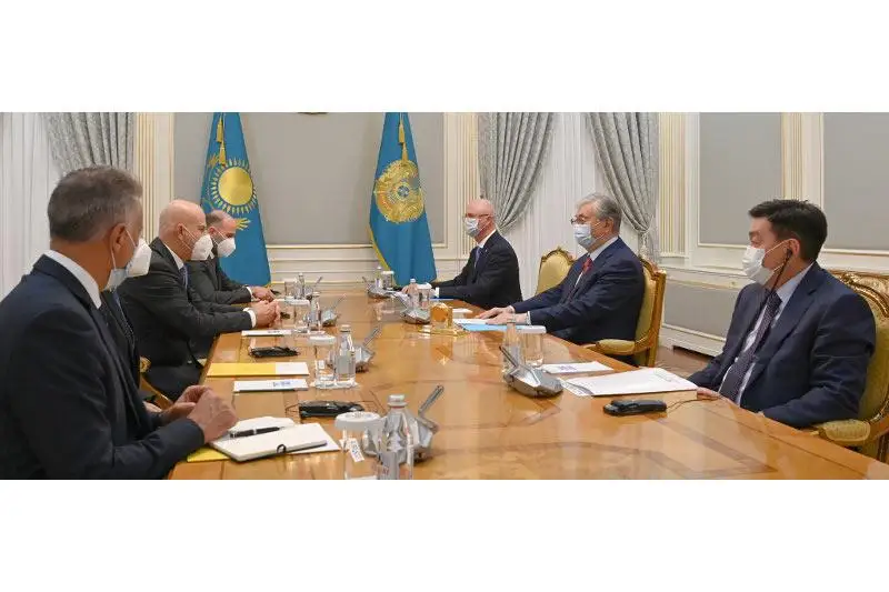 Президент Eni компаниясының атқарушы директоры Клаудио Дескальциді қабылдады