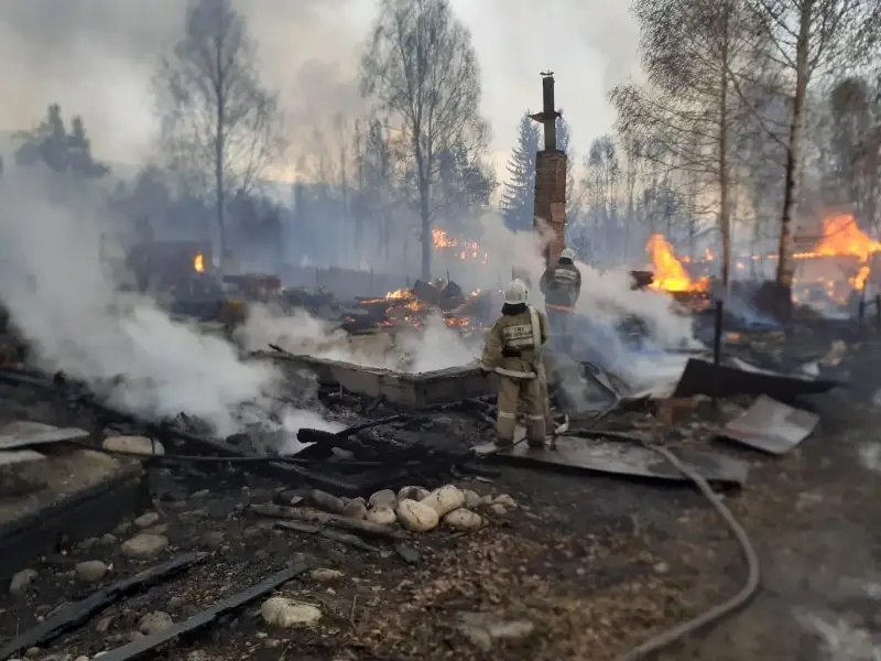 ШҚО-дағы өрт бір адамның өмірін қиып кетті