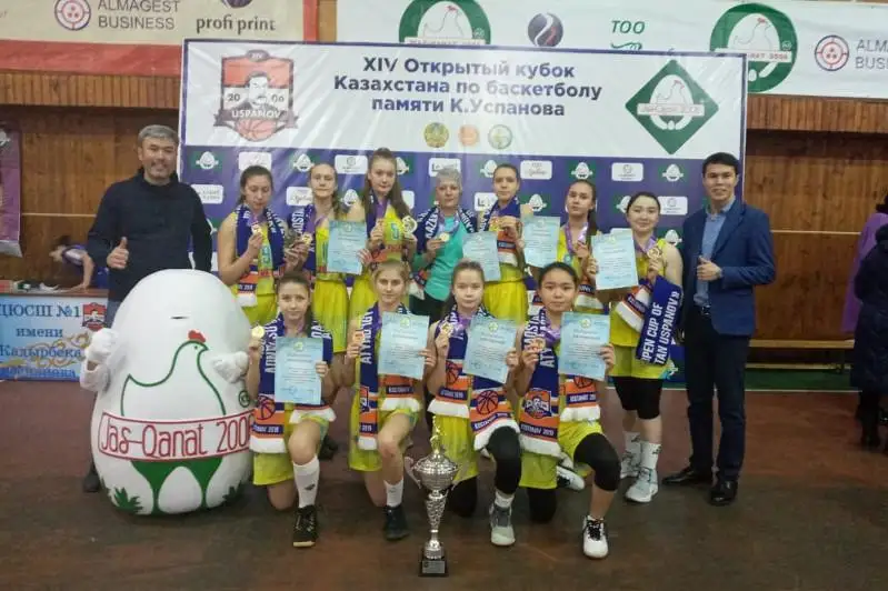 Aqmolalyq basketbolshy qyzdar Qazaqstan kýbogynyń jeńimpazy atandy