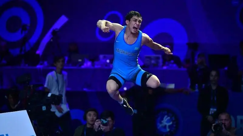 Еркін күрес: Дәулет Ниязбеков Қазақстанның  8 дүркін чемпионы атанды