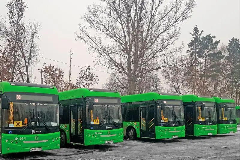 Еуро-5 талаптарына сай 60 экологиялық автобус Алматы көшелеріне шықты