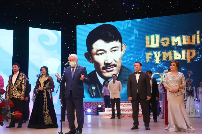 Tarazda Shámshi Qaldaıaqovtyń 90 jyldyǵyna arnalǵan kesh ótti