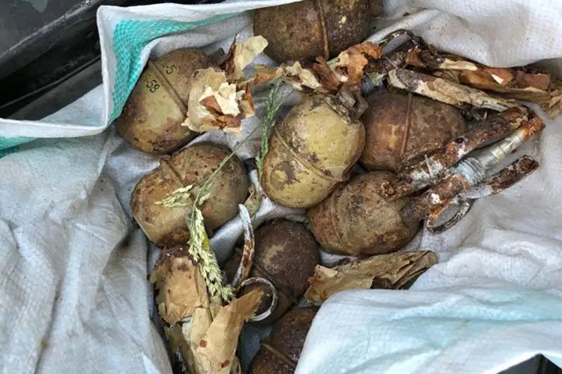 Almaty oblysynda granata satýmen aınalysqan qylmystyq top músheleri sottaldy