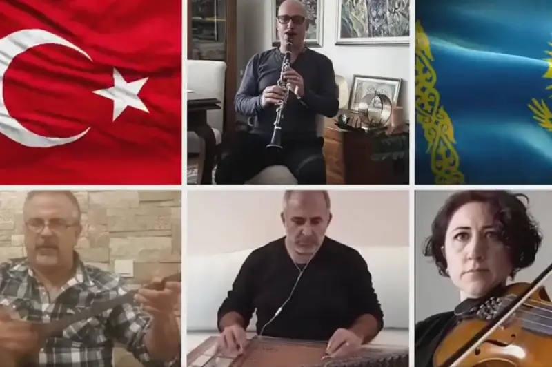Túrki mýzykalyq ansambli QR Táýelsizdik kúnine oraı qazaq týyndylaryn oryndady