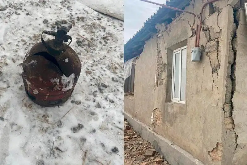 Взрослый и ребенок пострадали при взрыве газового баллона в Жамбылской области