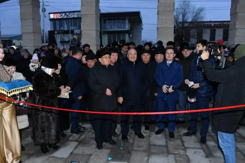 Парк отдыха открыли после реконструкции в Туркестане