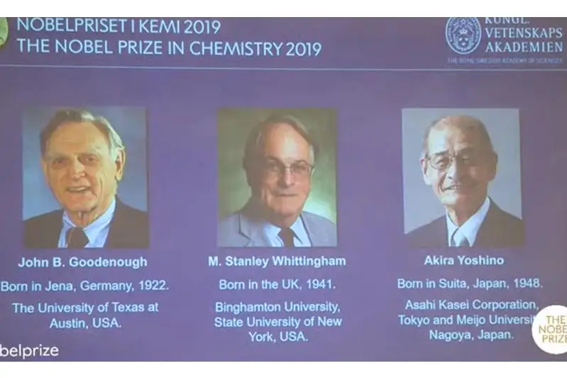 2019 jylǵy hımııadan Nobel syılyǵy lıtıı-ıon batareıasyn jasaǵandarǵa berildi