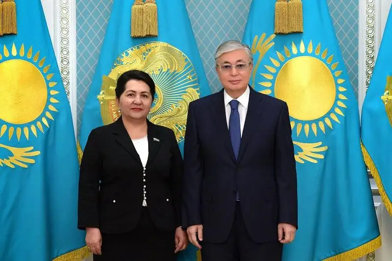 Qazaqstan Prezıdenti Ózbekstan Ólıı Májilis Senatynyń tóraǵasyn qabyldady