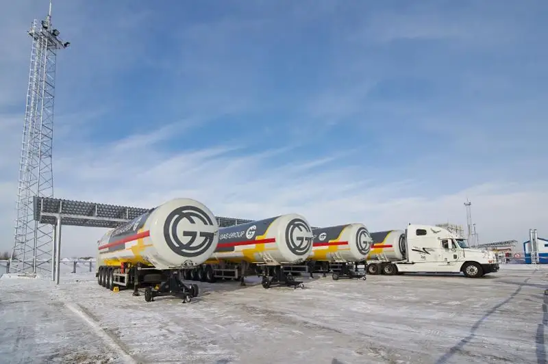 СҚО-да сұйытылған табиғи газ тасымалдайтын автопарк ашылды