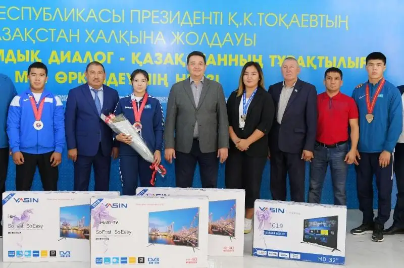 Túrkistan oblysynyń sportshylaryna syı-qurmet kórsetildi