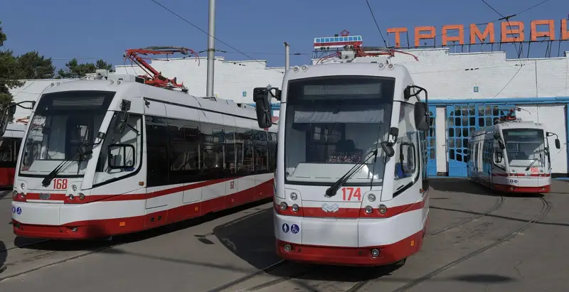 Pavlodarǵa Belarýstan jańa tramvaılardyń sońǵy partııasy jetkizildi