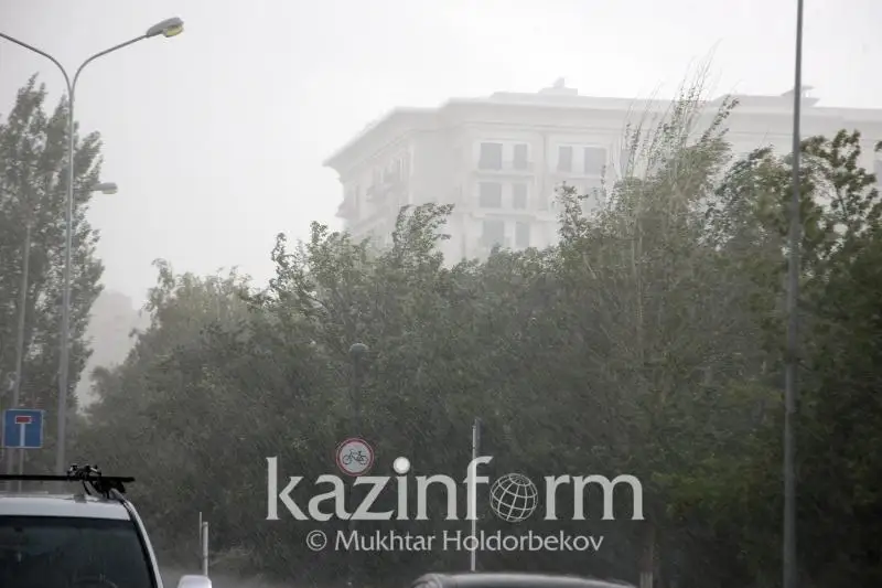 Aýa raıy: Mańǵystaýda nóser jaýady, SQO men Qyzylordada jel kúsheıedi