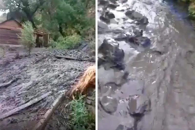 Almaty oblysynyń Kerbulaq aýdanynda sel júrdi